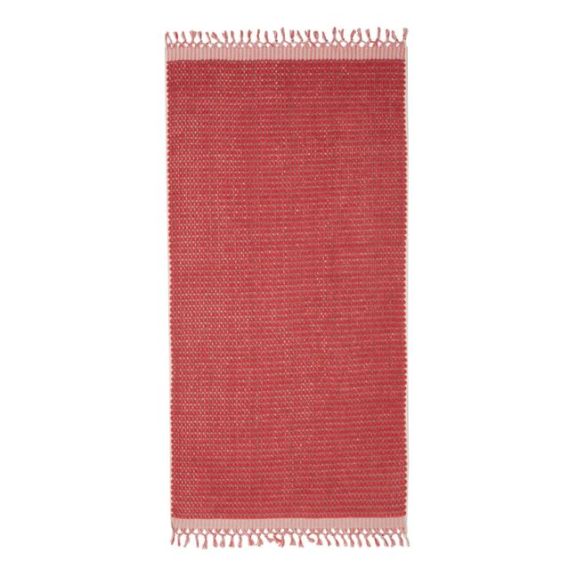 Crescent Beach Towel Red