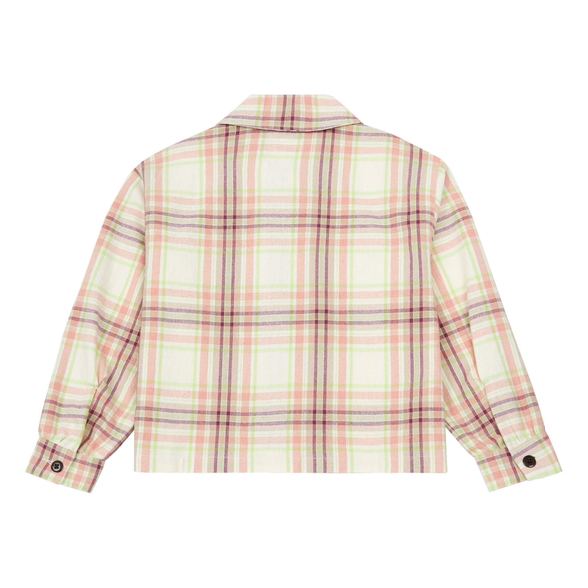 Azukar Checked Jacket Pale pink- Product image n°8