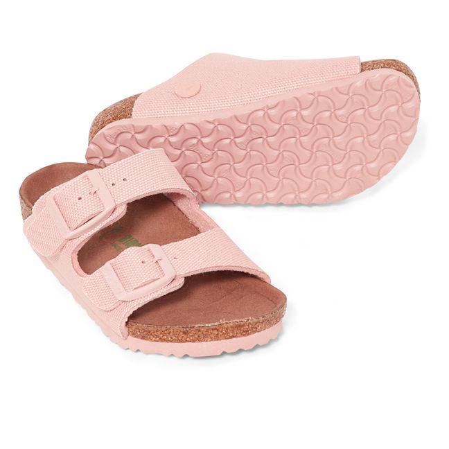 Arizona Rivet Textile Vegan Sandals | Pink