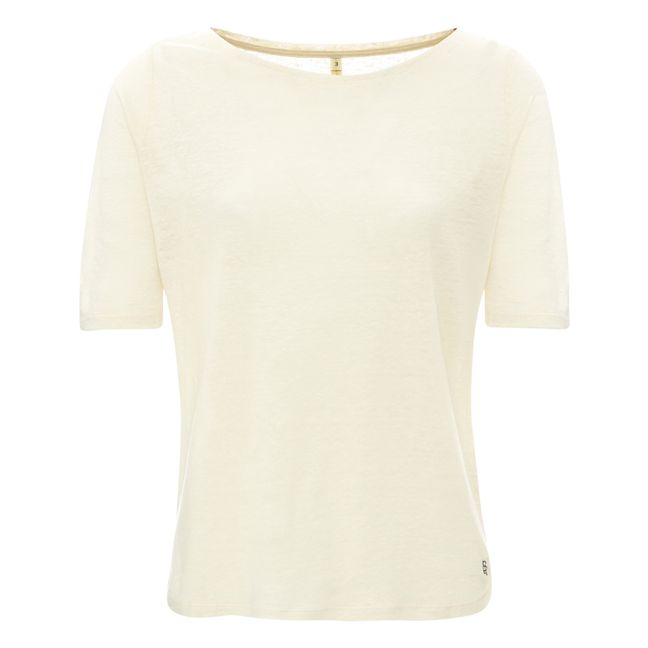 T-shirt Seas Lin - Collection Femme  | Ecru