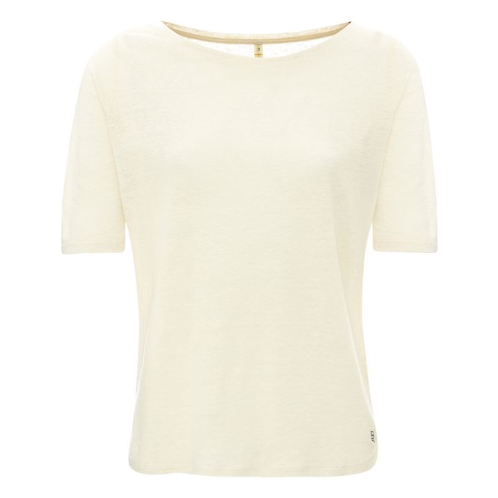 Camiseta de lino Seas - Colección Mujer  | Crudo- Imagen del producto n°0