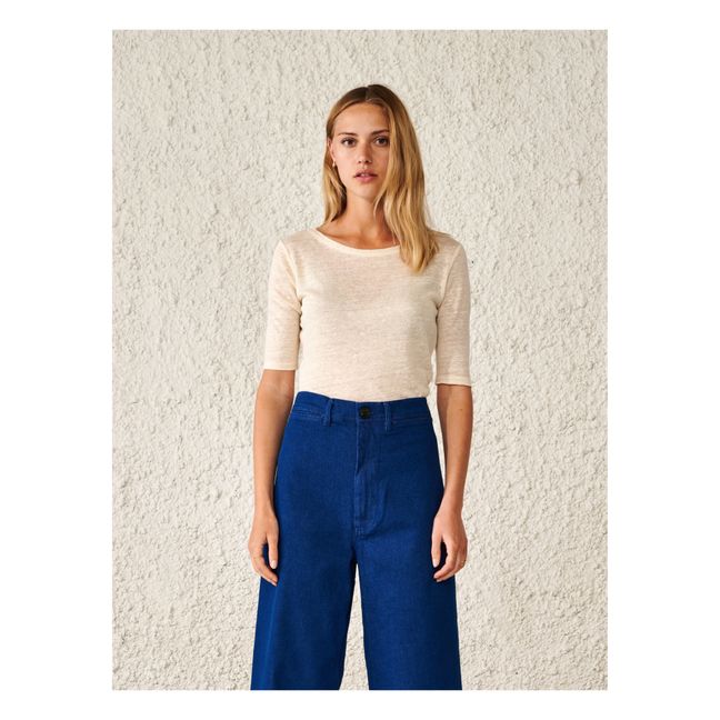T-shirt Seas Lin - Collection Femme  | Ecru