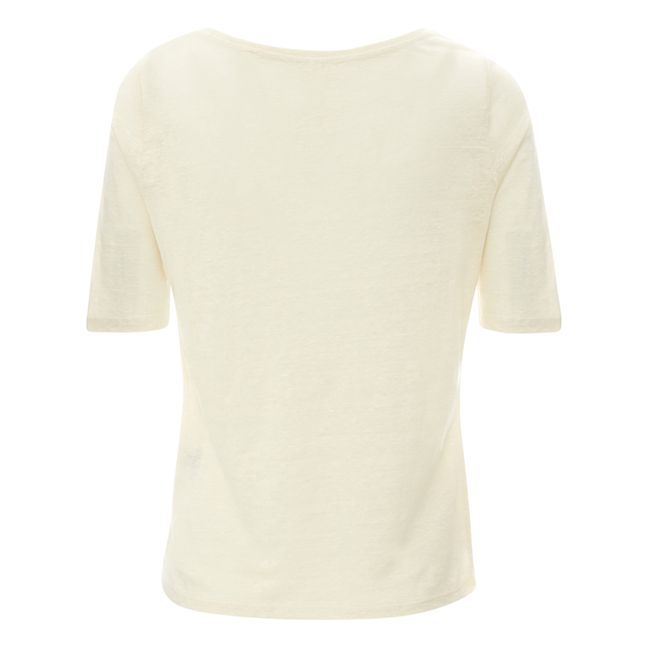 T-shirt Seas Lin - Collection Femme  | Ecru