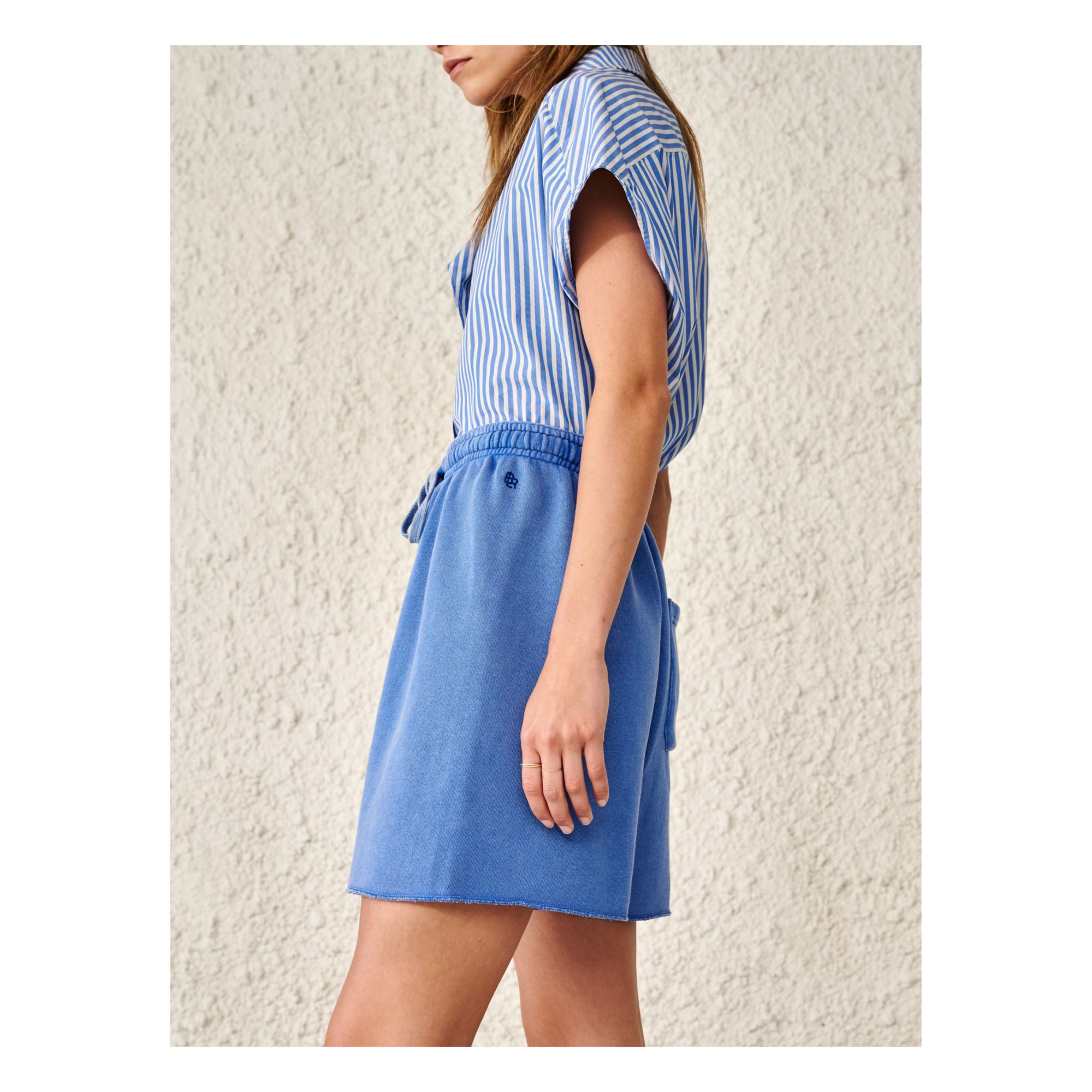 Fleece- Shorts Figui - Damenkollektion - Blau- Produktbild Nr. 4