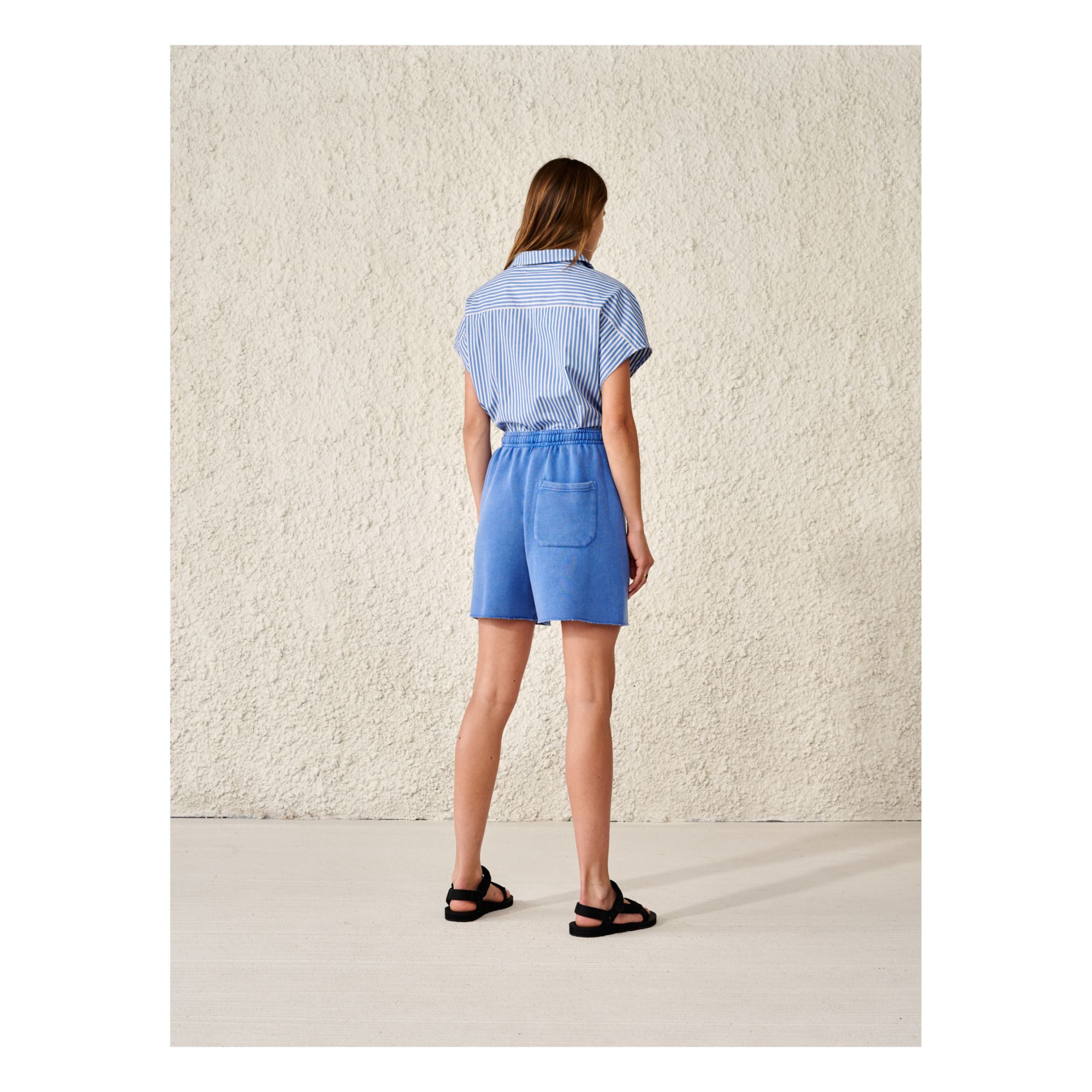Fleece- Shorts Figui - Damenkollektion - Blau- Produktbild Nr. 7