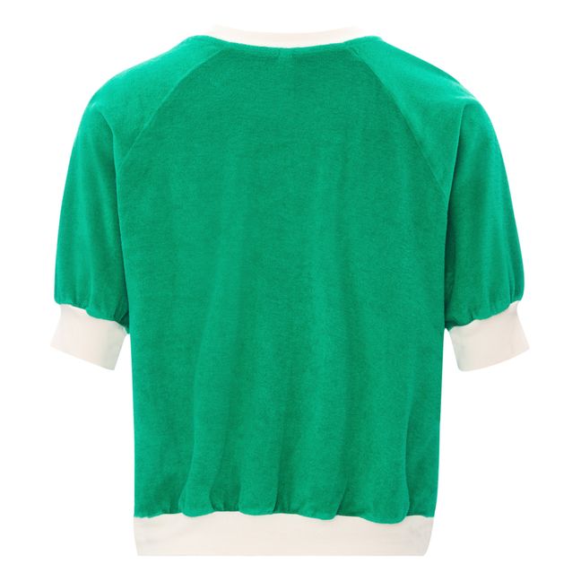 Sweatshirt Frottee - Damenkollektion - Grün