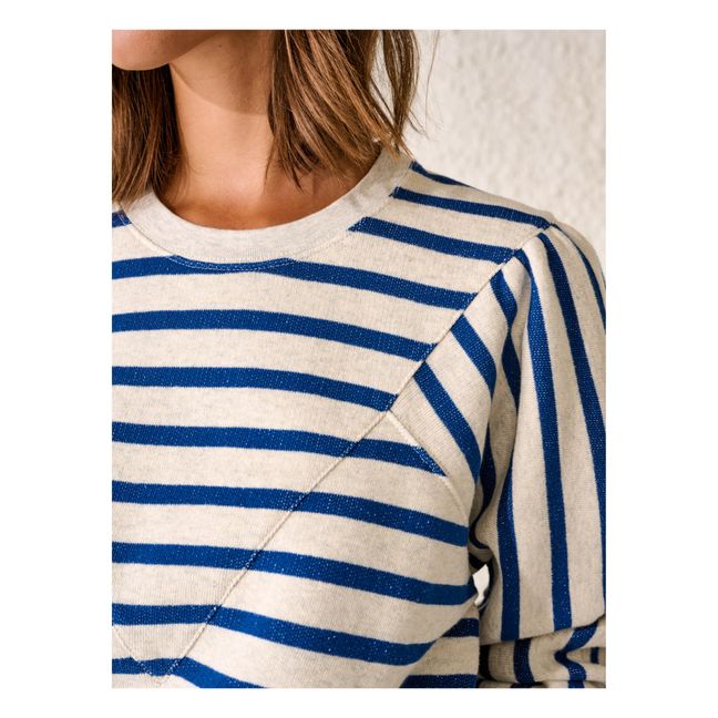 Frid Striped Sweatshirt - Women’s Collection - Navy blue
