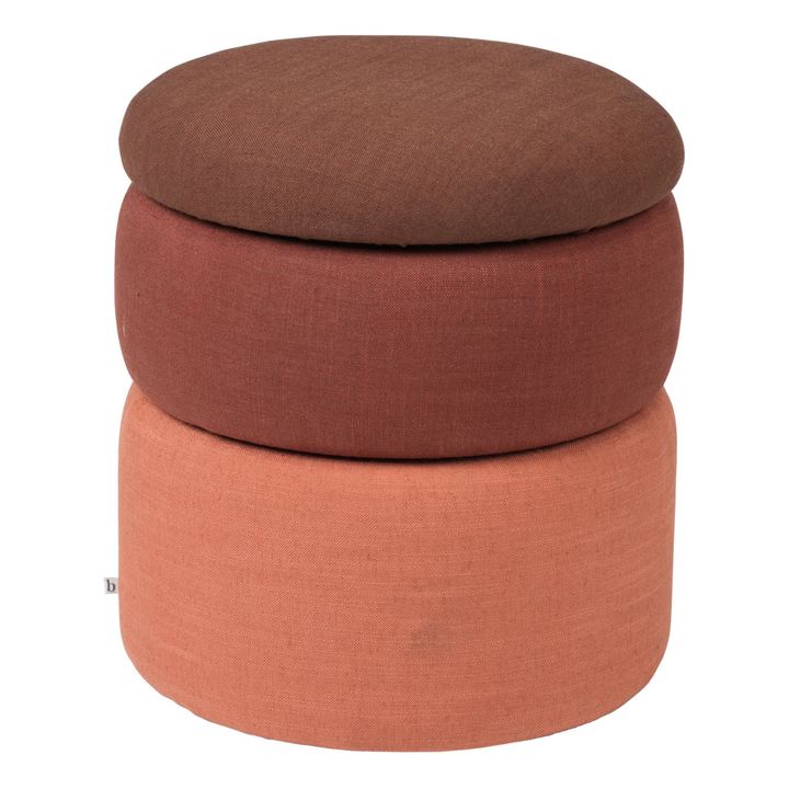 Pond Pouffe | Burgundy- Product image n°0