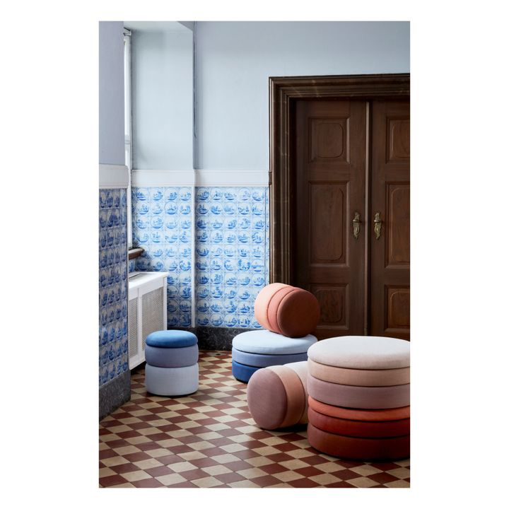 Pond Pouffe | Burgundy- Product image n°4