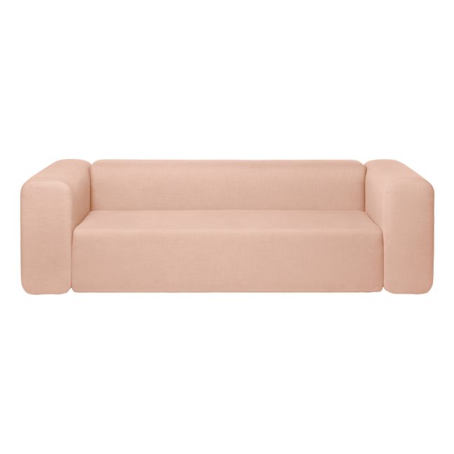 Lagoon 3-Seater Sofa | Powder pink