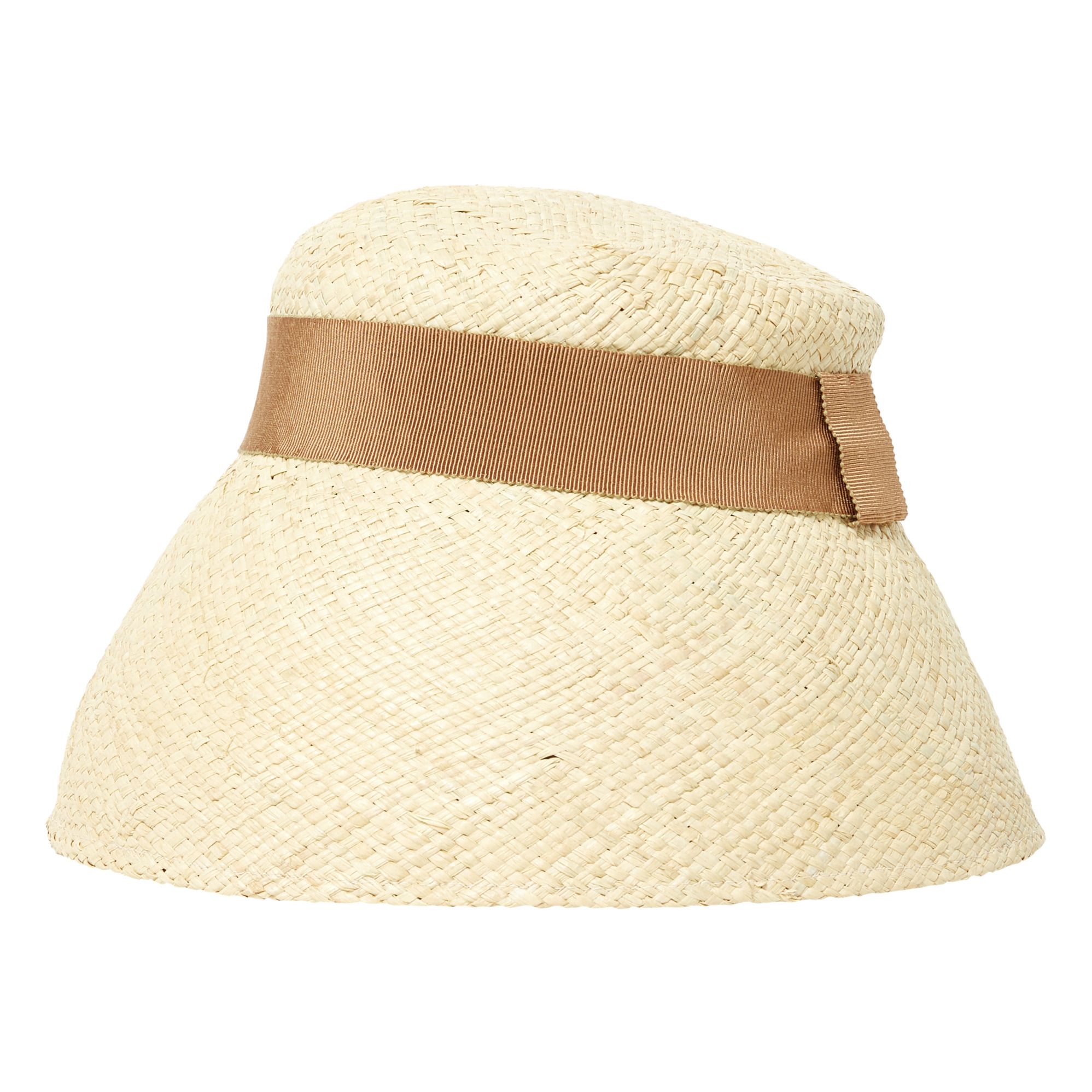 Figolu Braided Straw Hat Natural- Product image n°1