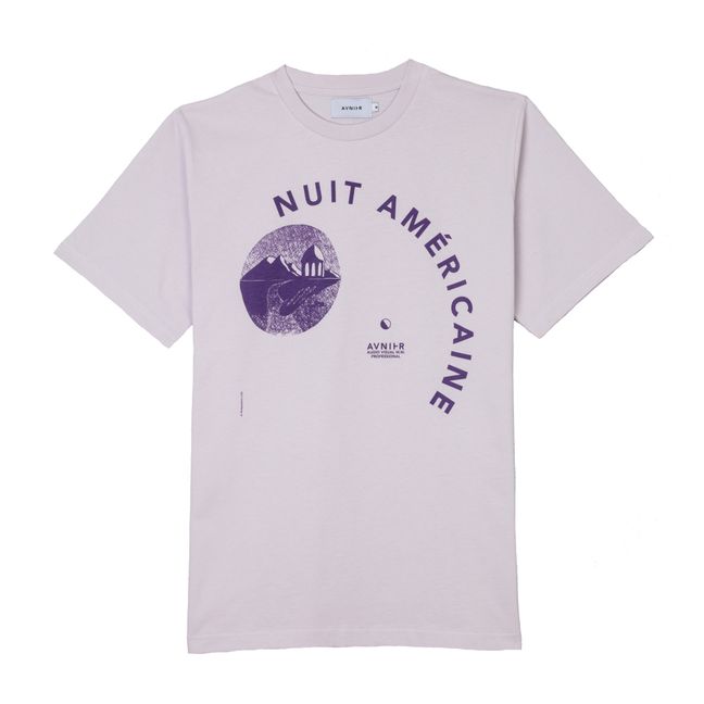 T-Shirt Source Americaine Lilas