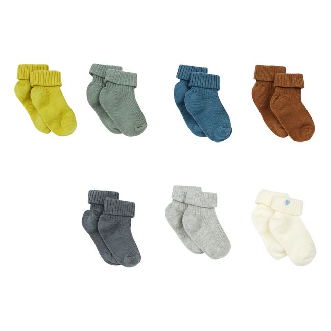 Socks - Set of 7 Blue