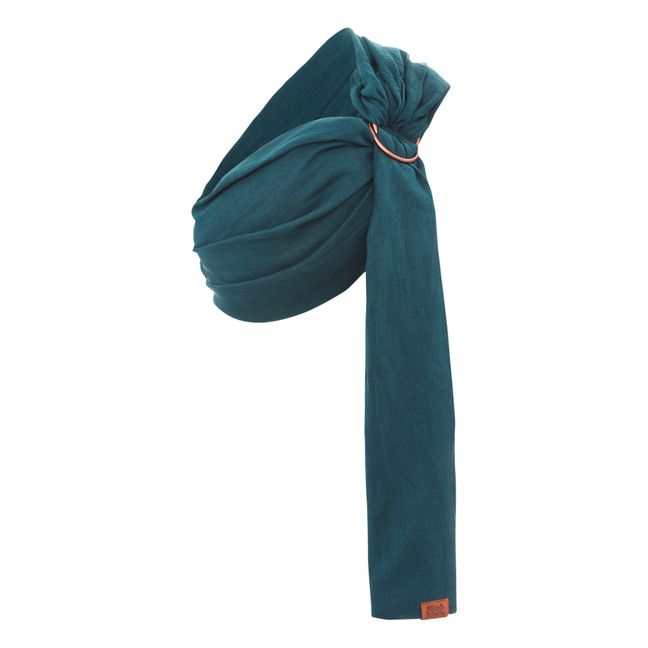 Pañuelo portabebés de lino | Verde Jade