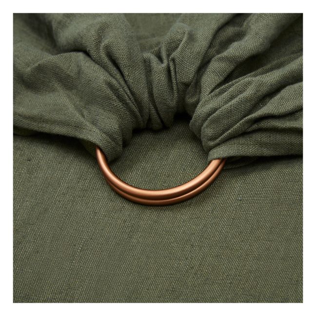 Linen Baby Wrap | Olive green