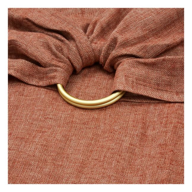 Bufanda portabebé de lino  | Rosa Viejo