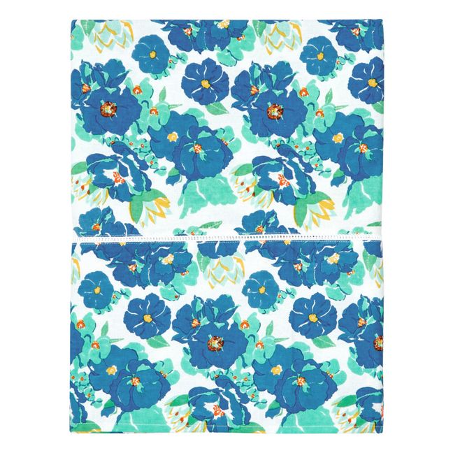 Blue Flowers Tablecloth