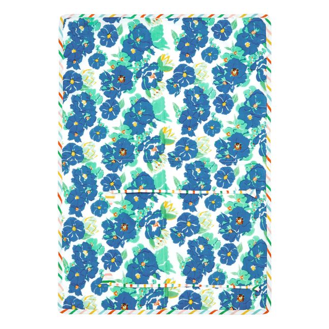Blue Flowers Travel Changing Mat