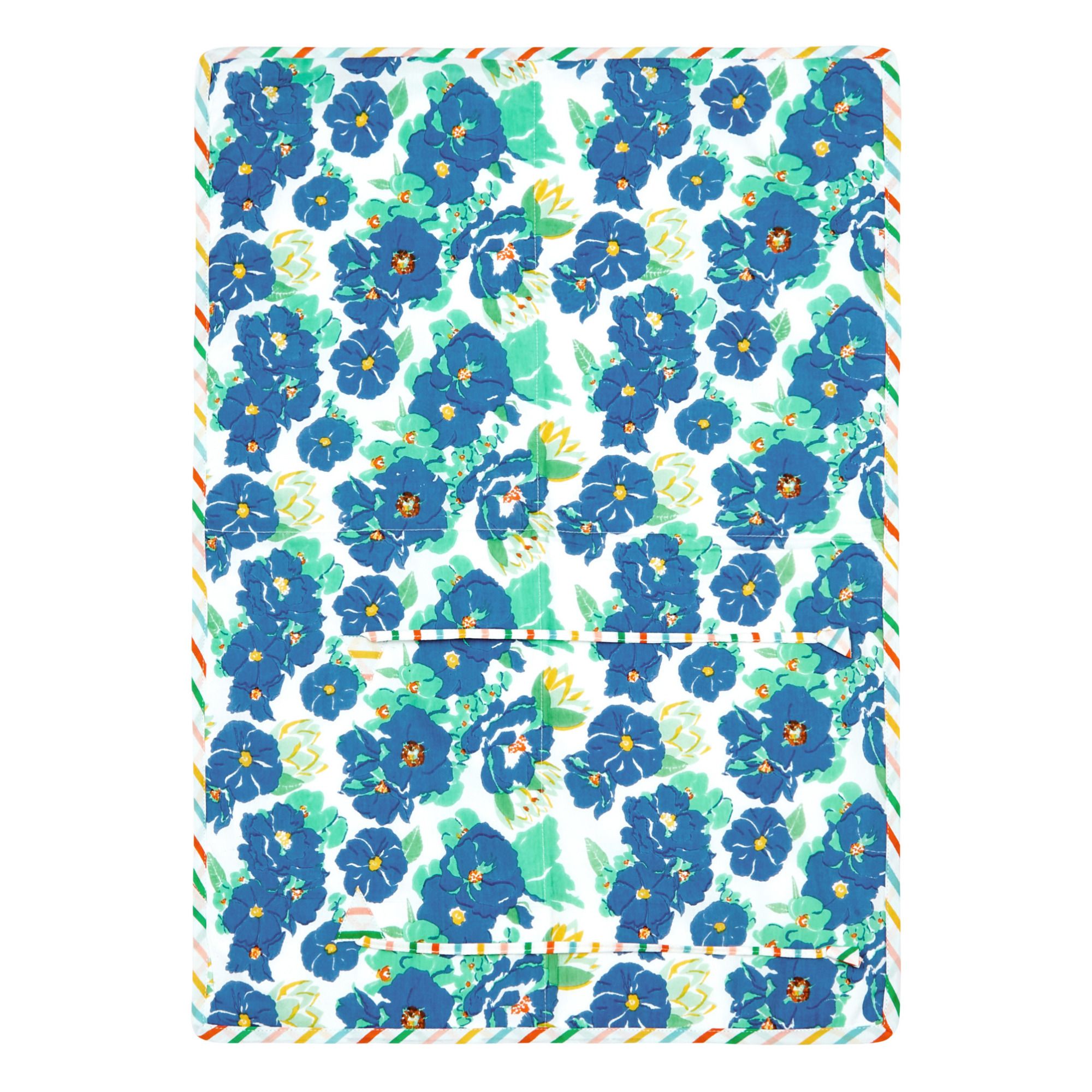 Blue Flowers Travel Changing Mat- Produktbild Nr. 1