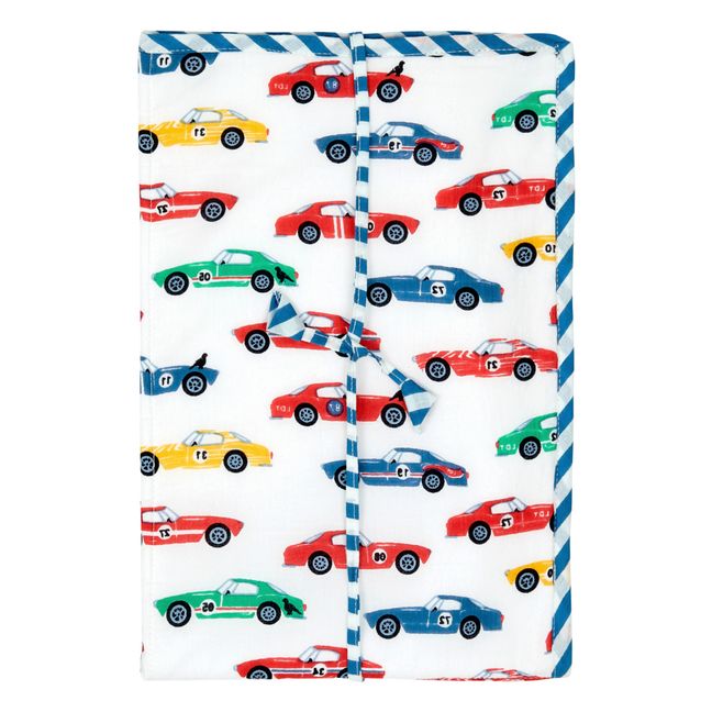 Race Cars Travel Changing Mat Blue