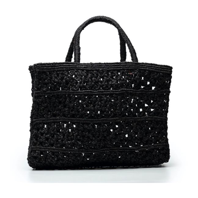Paris Macramé Bag Black