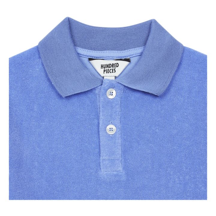 Hundred Pieces - Terry Cloth Polo Shirt - Blue | Smallable