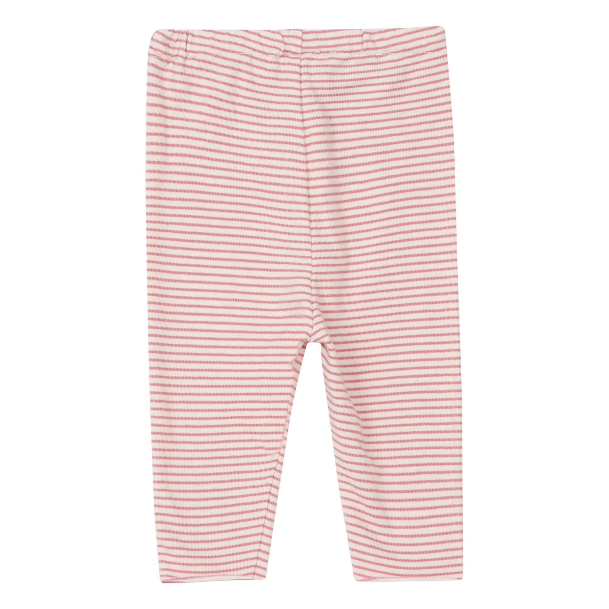 Jersey Striped Leggings Pink- Product image n°1