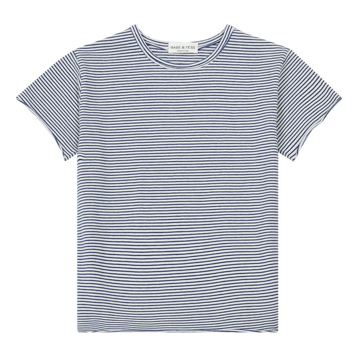 T-Shirt gestreift Navy- Produktbild Nr. 0