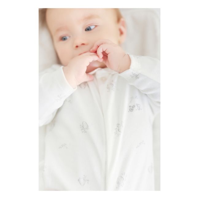 Petit Augustin Baby Bodysuit  Elfenbeinfarben