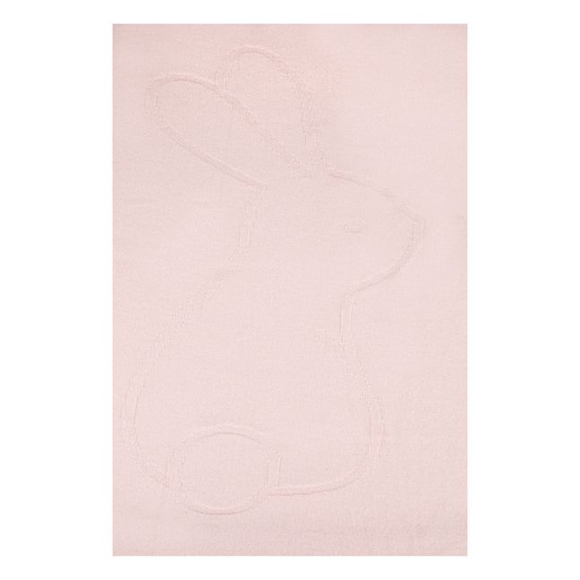 Cashmere Rabbit Blanket | Pale pink