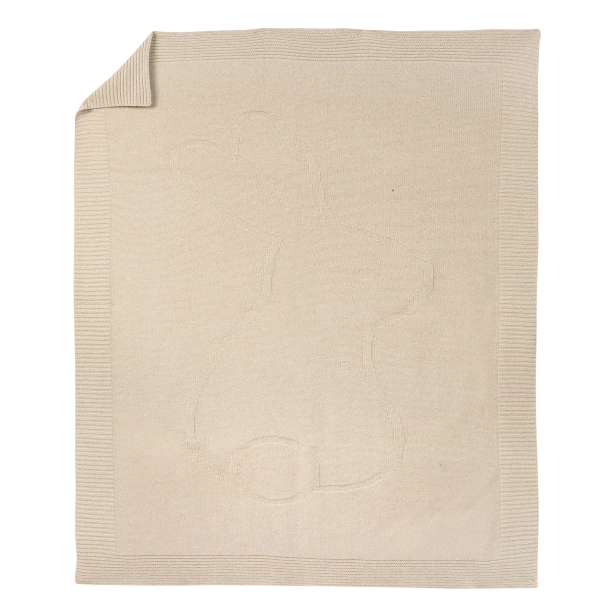 Cashmere Rabbit Blanket Beige- Produktbild Nr. 0