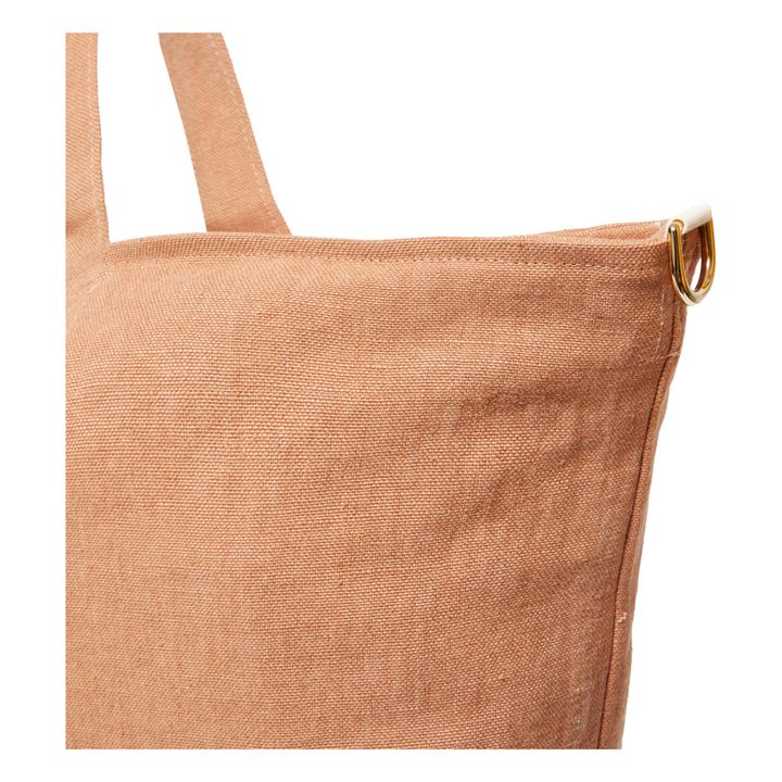 Linen Overnight Bag | Terracotta- Imagen del producto n°7