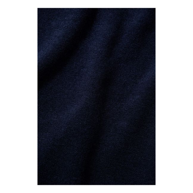 Terry Short Sleeve Shirt Blu marino