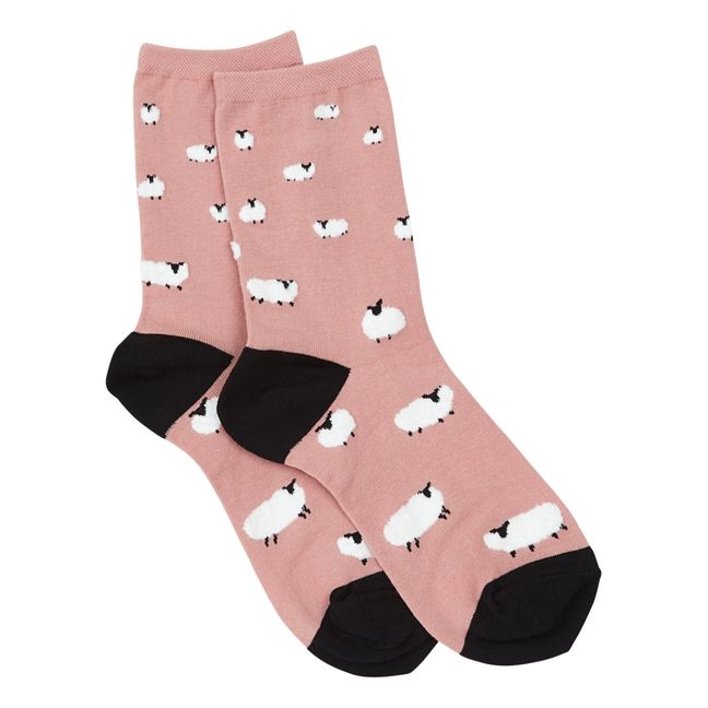 Chaussettes I See Ewe Rose