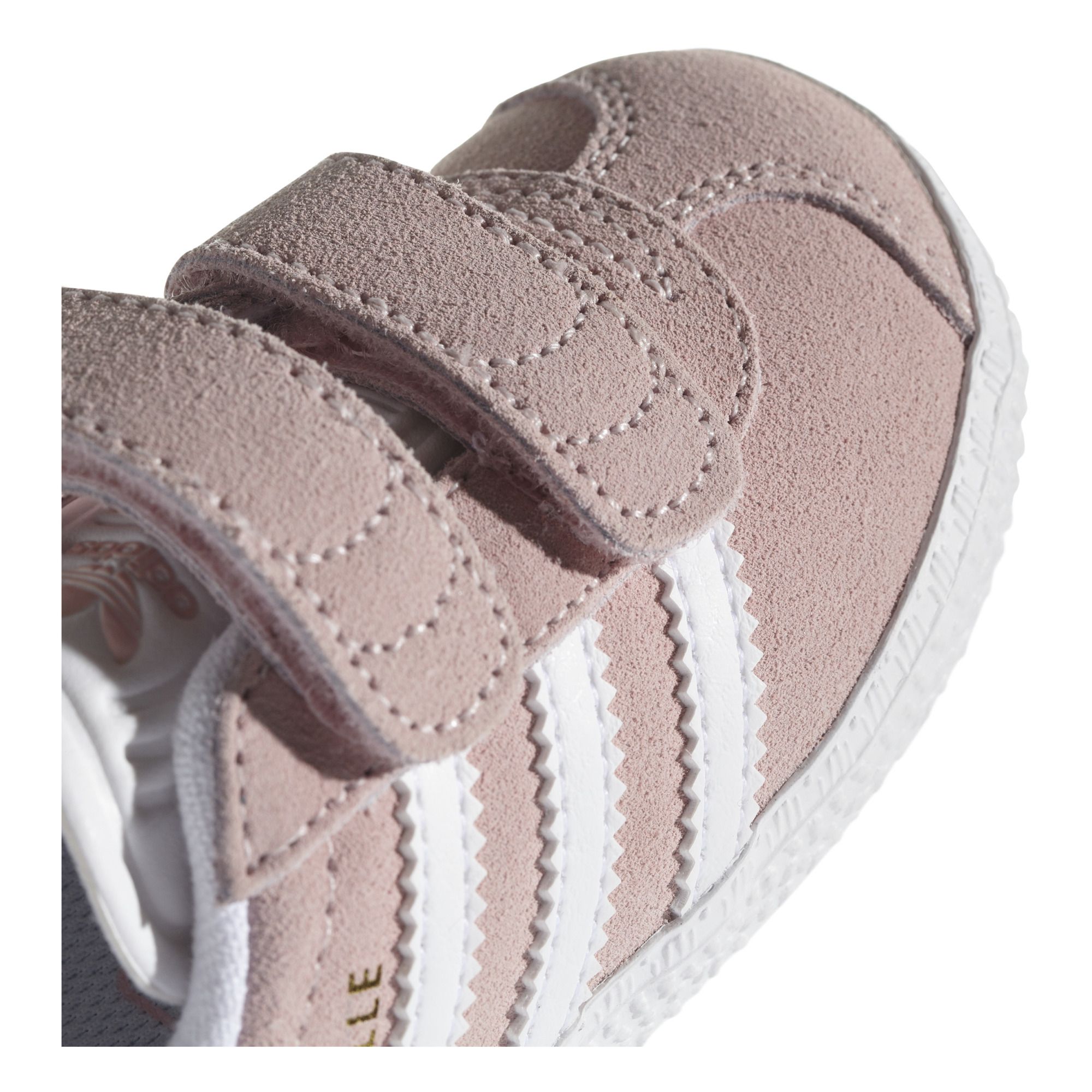 Zapatillas 2 Velcros Gazelle Rosa Adidas Calzado Bebé, Infantil