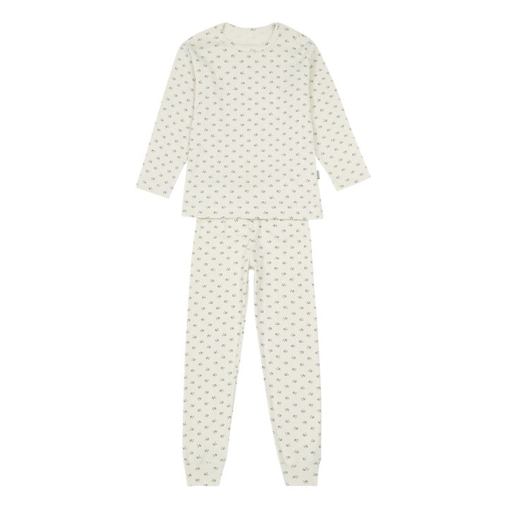 Pyjama Bio-Baumwolle Erdbeerbaum | Blau- Produktbild Nr. 0