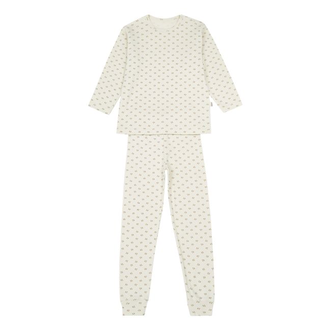 Arbousier Organic Cotton Pyjamas Bianco