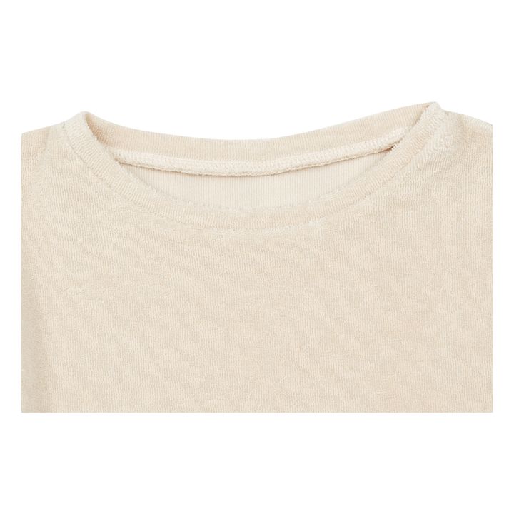 Birch Organic Cotton Terry Cloth T-shirt | Off white- Product image n°1
