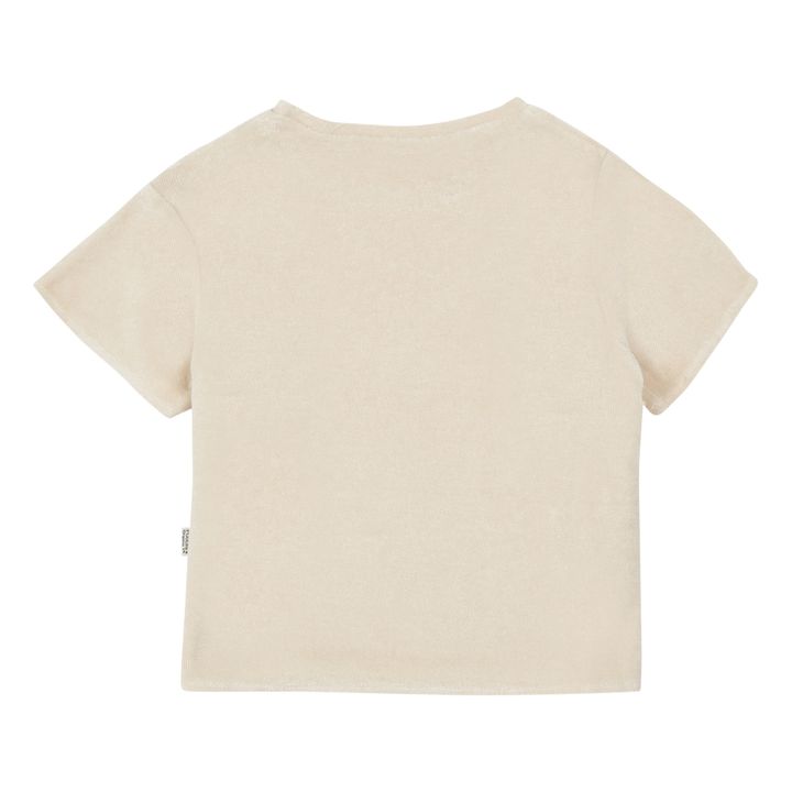 Birch Organic Cotton Terry Cloth T-shirt | Off white- Product image n°2