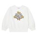 Oversize Organic Cotton Sweatshirt Off white- Miniature produit n°0