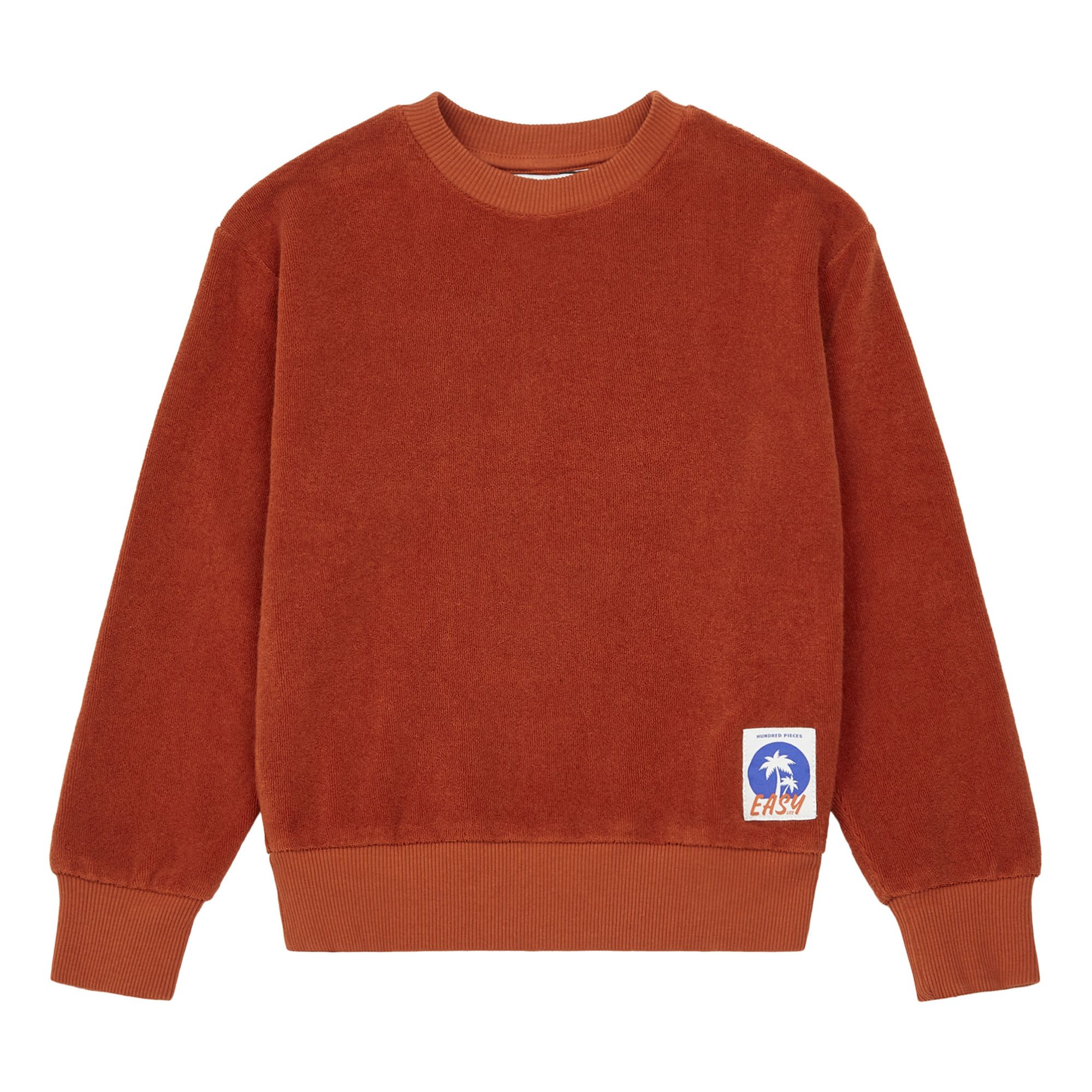 Terry cloth clearance crewneck