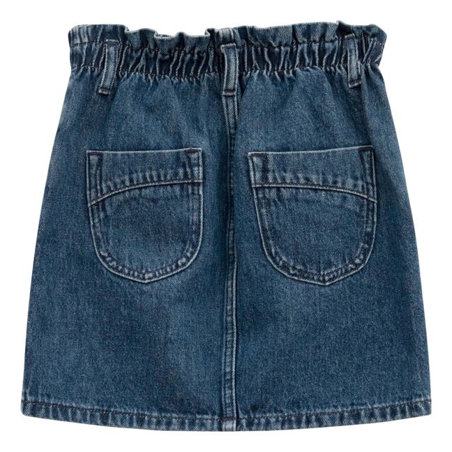 Albany Organic Cotton Denim Skirt | Blau