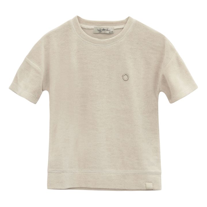 Elbe Terry Cloth T-shirt Beige- Product image n°0