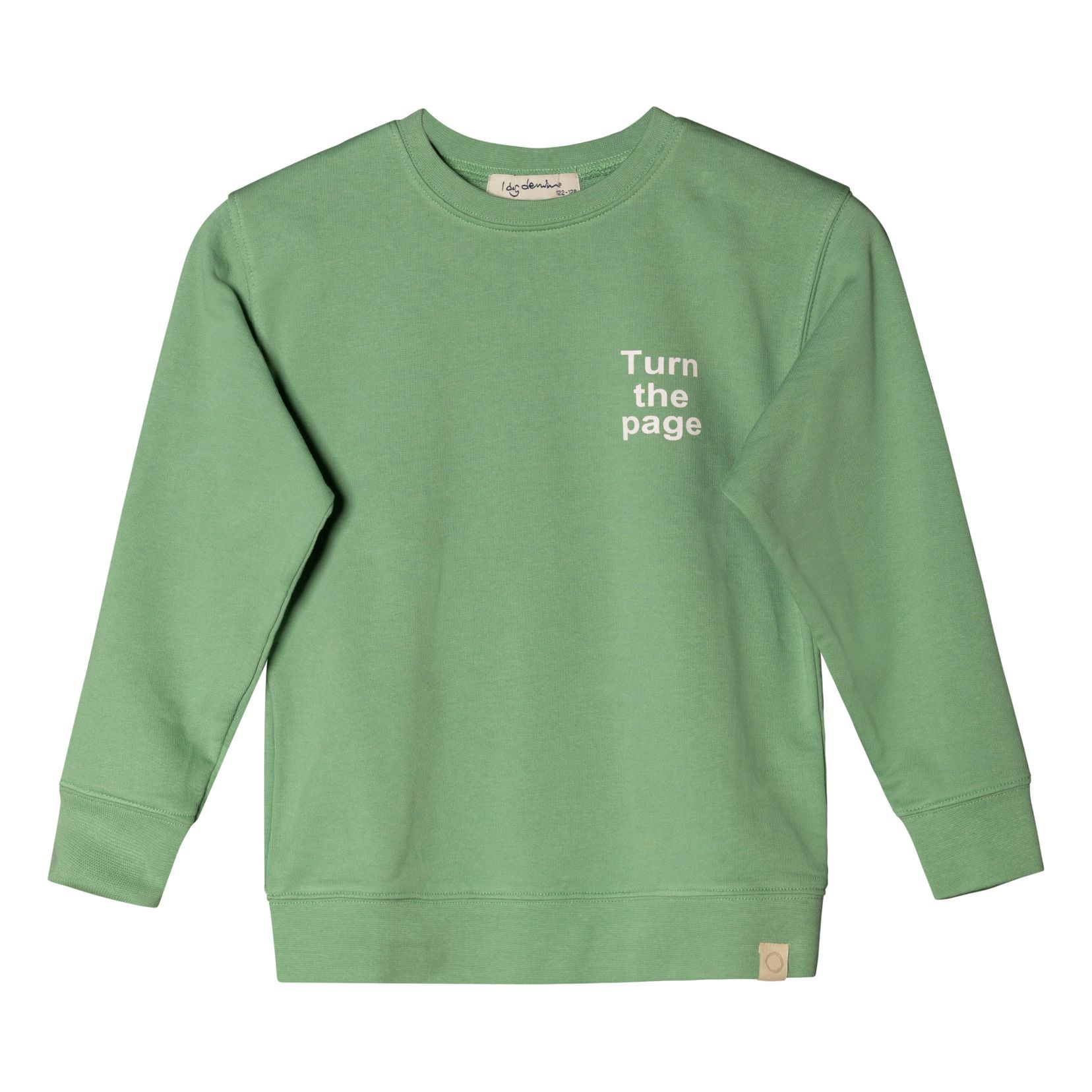 Toledo Oversized Organic Cotton Sweatshirt Green- Product image n°0