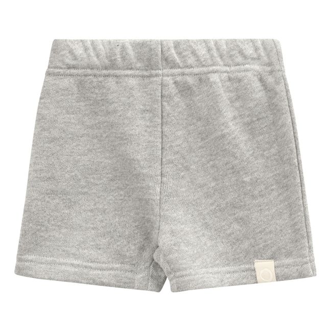 Mike Organic Cotton Baby Shorts Grey