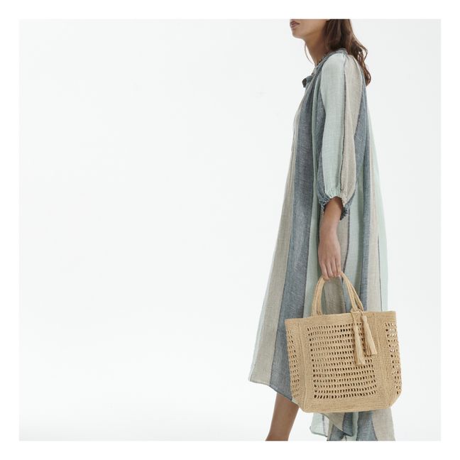 Annabelle Vertical Tote Bag | Natural