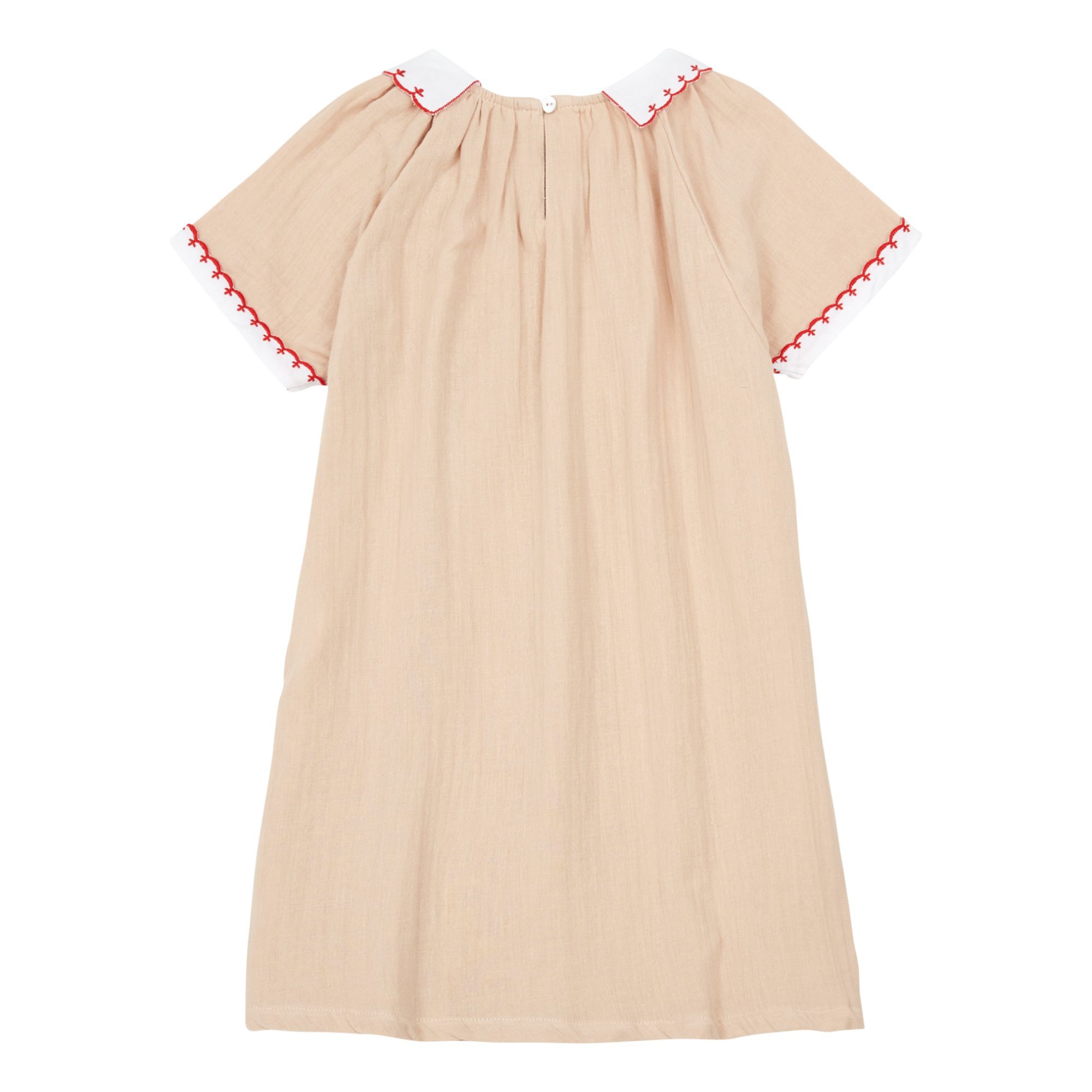 Organic Cotton Muslin Nightgown Blassrosa La Petite Collection Mode