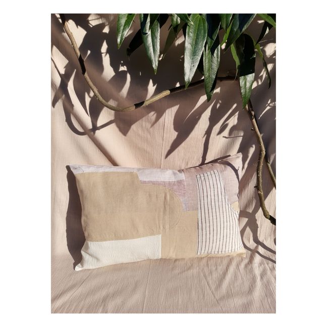 Coussin Patchwork | Rose