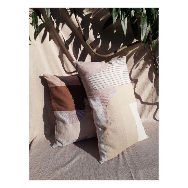 Coussin Patchwork | Rose