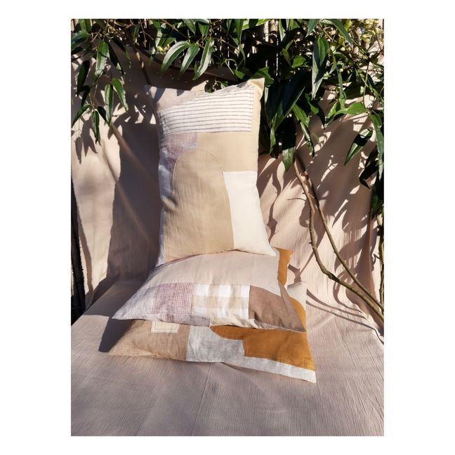 Coussin Patchwork Rose